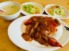 茄子盖饭-园区食堂