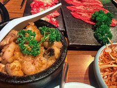 蒜香蘑菇虾-炼火烤肉店