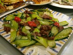 黄瓜牛肉-梓程海鲜大酒家
