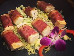 香煎烟肉豆腐卷-上楼私房菜(院士路店)