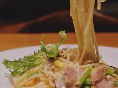 奶油培根意面-SEN CASTLE城堡西餐(创意设计中心店)