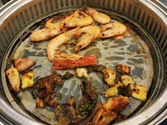 -绿岛港轩海鲜烤肉涮锅自助餐厅