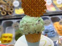 薄荷单球圆筒-3T GELATO意大利手工冰淇淋(万象汇店)