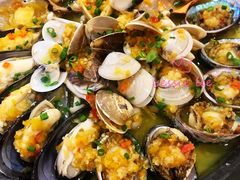 蒜酱蒸大盘杂贝-宜宾海鲜酒家·三十年老字号