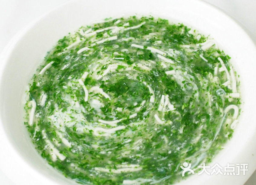 香菜豆腐羹