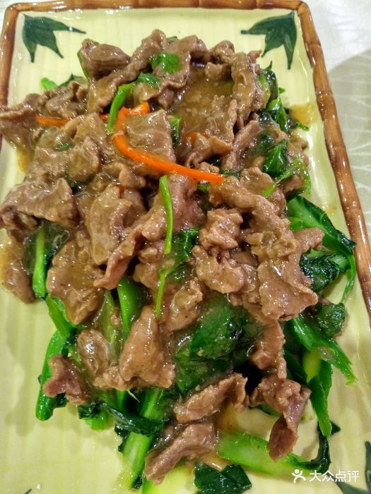 迈姨潮州餐厅沙茶芥兰炒牛肉图片