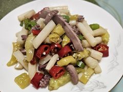莲藕带炒腰花-菁菁有味湖北恩施菜