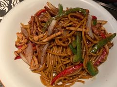 黑椒牛肉炒意面-朱雀门精酿(南马道巷店)