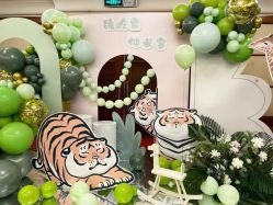 -七月气球布置订婚·宝宝宴· 求婚·生日布置(二七万达店)