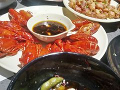 咸蛋黄焗虾球-一棠龙虾•王牌虾球(楚河汉街店)