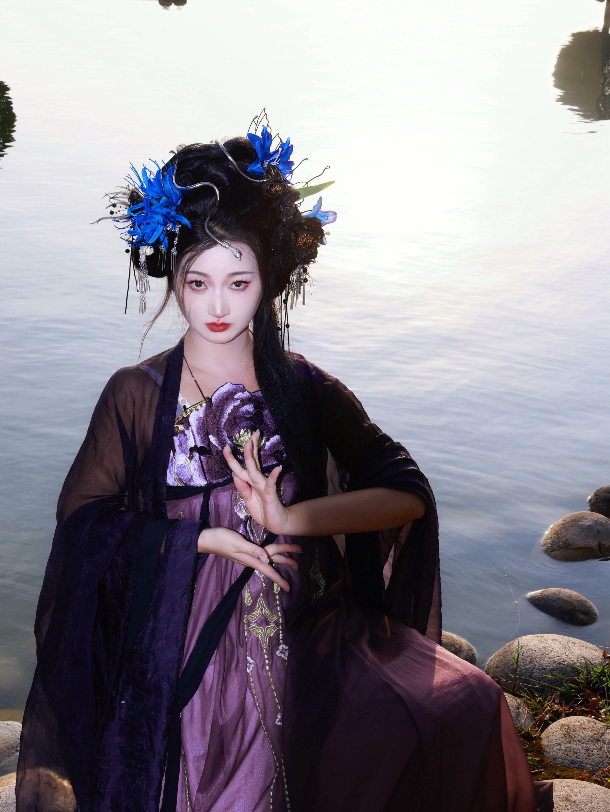 来西安一定要试试🖤暗黑系恶女汉服!