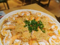 蒜蓉开背虾-全渔村小海鲜