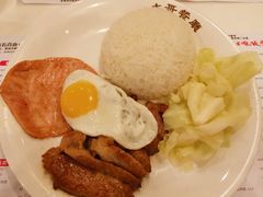 火腿蛋猪扒饭-大哥餐厅(西城花园店)