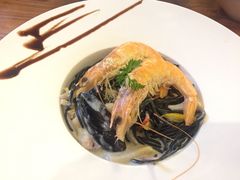 忌廉芝士海鲜墨鱼面-more than meow吴止猫主题餐厅(承德 中船汇店)