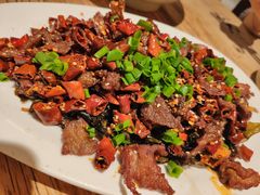 牛肉爱上茶香味-缘生态云南菜·野生菌庭院餐厅(华侨城店)