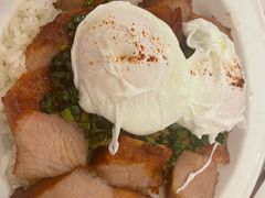 葱油叉烧水波蛋饭-大哥餐厅(西城花园店)