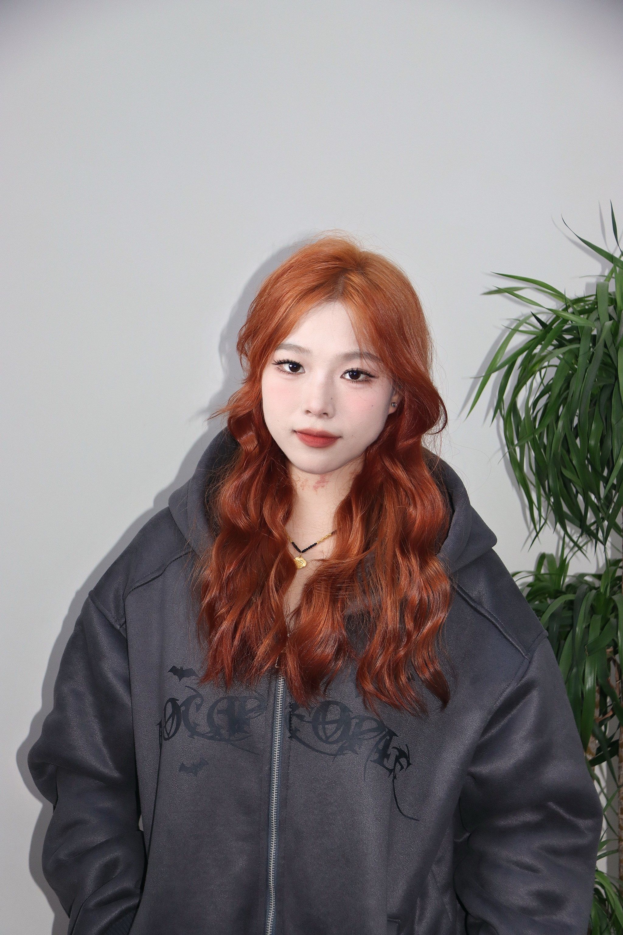 橙色发型满满活力