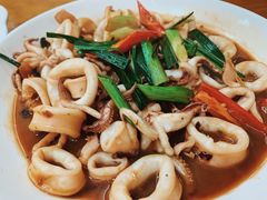 酱爆小管-老闽味姜母鸭·煎蟹闽菜餐厅(曾厝垵地标店)