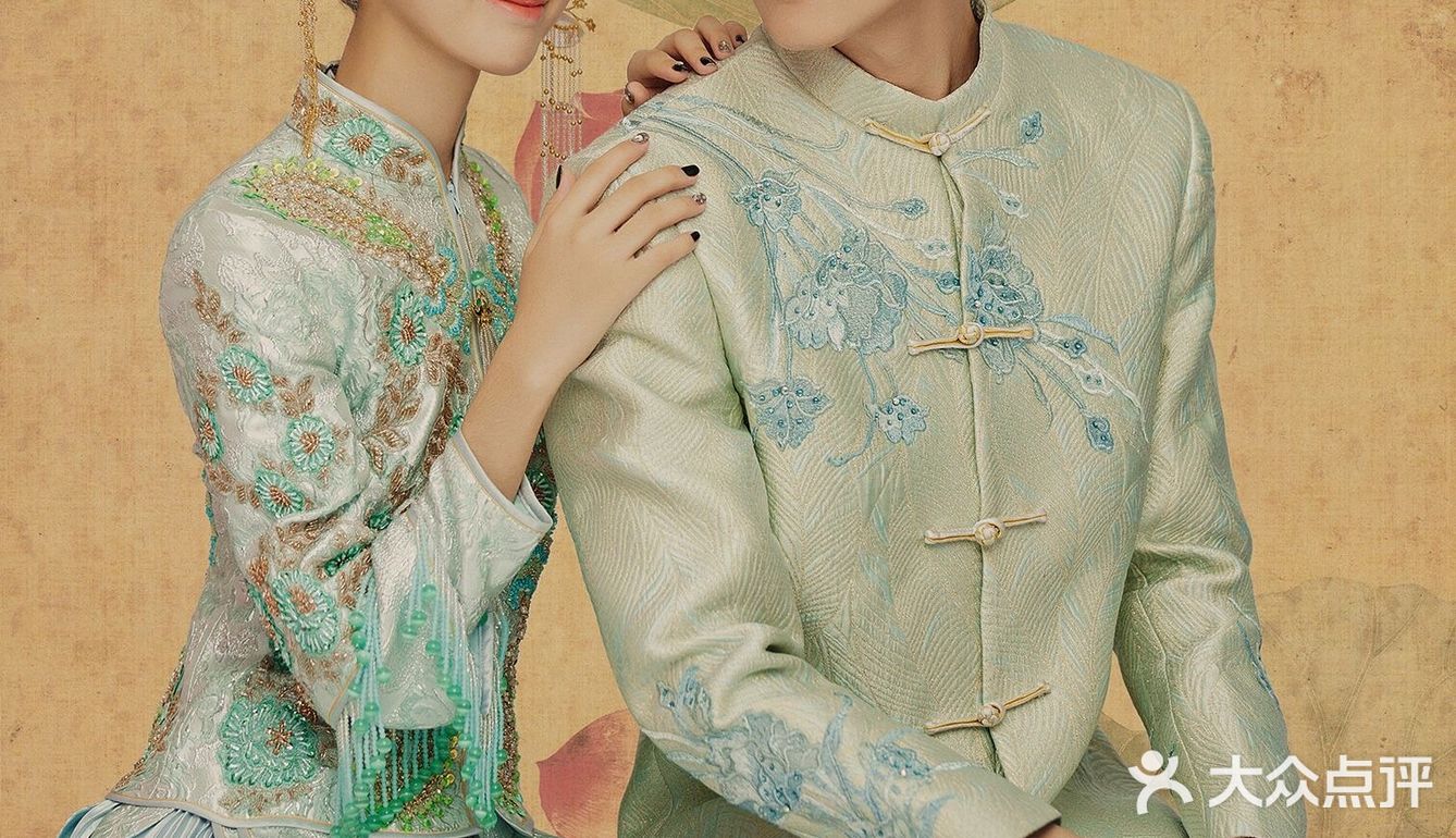 只有拍了工笔画婚纱照,才知道自己能有多美🌼