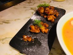 雪花糖醋里脊-绿茶餐厅(乐峰广场店)