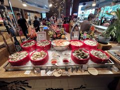 自助取餐区-广州希尔顿逸林酒店-OPEN開·全日制餐厅·海鲜·小火锅·自助餐(东风路店)