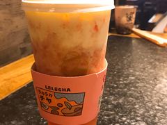 桃子草莓酪酪-LELECHA乐乐茶(上海五角场万达广场店)