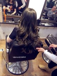 点击看大图 麻绿发色-3AM HAIR SALON烫发染发接发