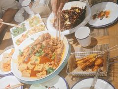 黑龙口山泉豆腐烧黄鱼-叁宝烤肉·西安烧烤(东三爻店)