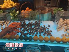 -广州万富希尔顿酒店·感趣自助餐厅·金秋蟹宴生蚝海鲜刺身烧烤