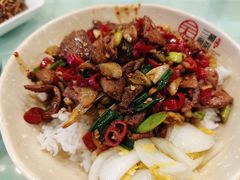 爆炒猪肝盖码饭-刘氏三和面馆