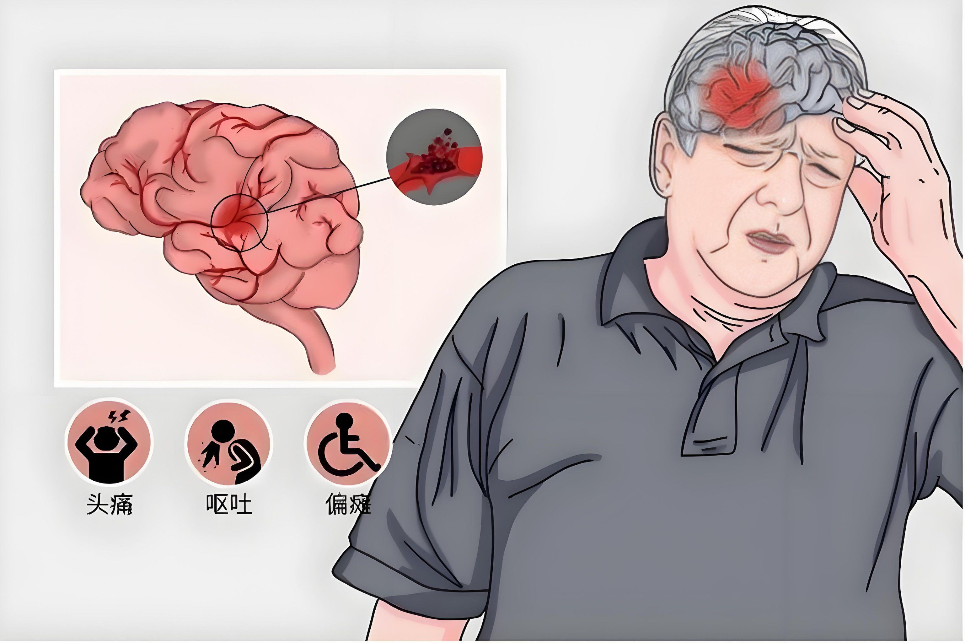 plegia)又叫半身不遂,是指同一侧上下肢,面肌和舌肌下部的运动障碍,是