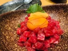 海胆拌生牛肉-九州酒场ひこぞう(1号店)