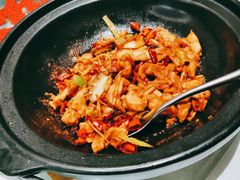 东安子鸡撒鲜鲍-御仙都北京菜馆·烤鸭店(双井店)