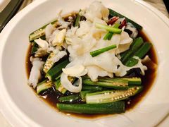 热炝蚌片捞秋葵-四季暖堂·融合江浙菜(N1955创业园店)