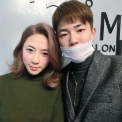 Yishen合影纪念-3AM HAIR SALON烫发染发接发