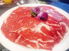 雪花牛肉-重庆德庄火锅