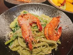 罗勒松子酱鲜虾意大利面-反正(阿罗海城市广场店)