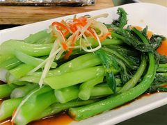 白灼广东菜心-长春观斋补堂素菜馆