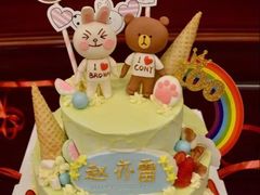 慕斯半翻糖蛋糕-蛋糕好了·动物奶油0卡糖低脂蛋糕