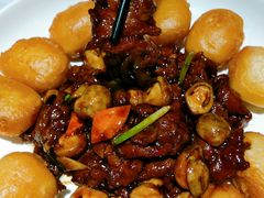 脆皮鲜奶拼蚝油牛肉-和记小菜(大宁店)