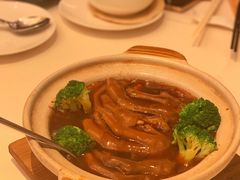 北菇支竹焖鹅掌煲-利苑酒家(宜安广场店)
