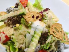 温泉蛋沙拉-富山日式料理(宽厚里店)