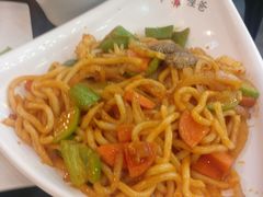 海鲜炒乌冬面-喔爸韩国料理(环球银泰城店)