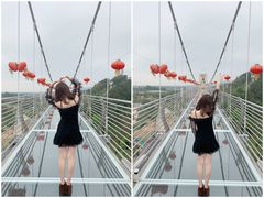 -客天下恐龙水晶玻璃桥