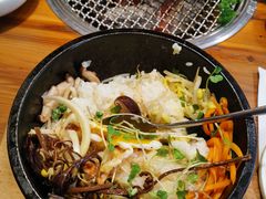 石锅拌饭-草家酱蟹炭火烤肉店(珲春南路一店)
