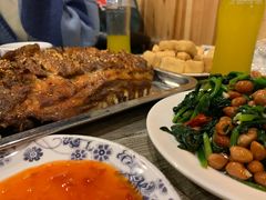 果仁菠菜-玫瑰红烤羊排(北新桥三条店)