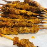 西区花园里的一家新疆烤羊肉,真心好吃