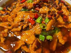 水煮肉片-悠斋餐厅海鲜家常菜(火车站店)