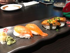 三文鱼手握-笑福亭料理小馆(解放碑店)