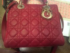 Dior 'lady 严重污渍磨损修复上色 -A&G奢侈品护理(万科旗舰店)